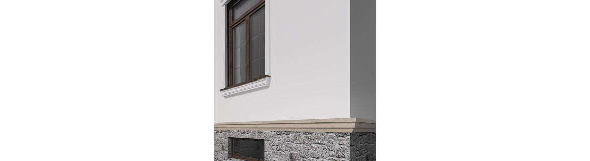 Sockelleisten Fassade | Stuck für Außen
